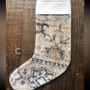 Vintage Turkish Rug Christmas Stocking